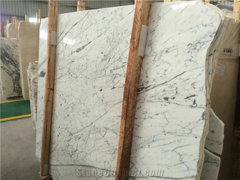 Arabescato Carrara White Marble Slabs & Tiles