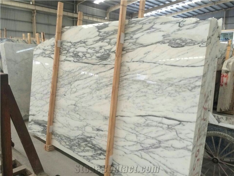 Arabescato Carrara White Marble Slabs & Tiles