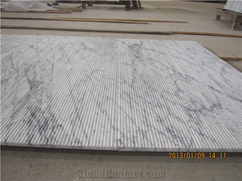 Arabescato Carrara White Marble Slabs & Tiles