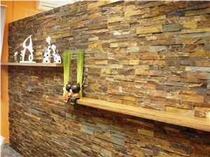 Wall Cladding Ledge Cultured Stone Meshed Slate