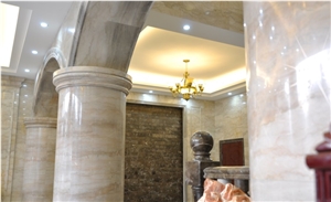 Ivory Cream Beige Marble Slabs Tiles Panel Wall Cladding,Floor Covering Pattern,Interior Bathroom