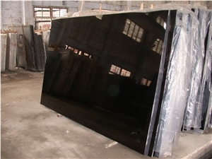 King Black Marble Slabs Tile,Absolute Pure Black Nero Marble Panel Floor Covering