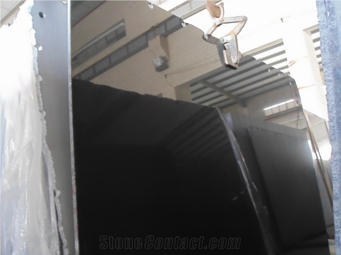 New Shanxi Black Granite Slabs,Absolute Black Granite Tile Floor Covering