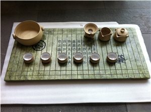 Green Onyx Tea Tray, Stone Teaboard