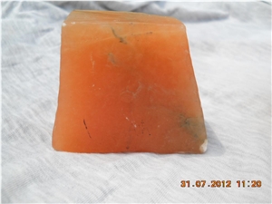 Orange Alabaster Boulders - Pink Alabaster Small Blocks, Pink Alabaster Boulders