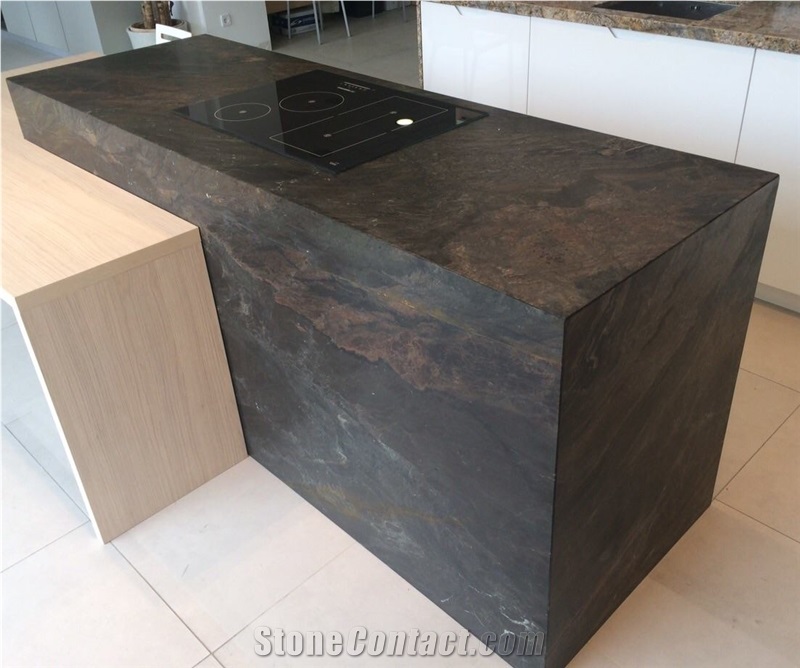 Jatoba Brown Granite Slabs