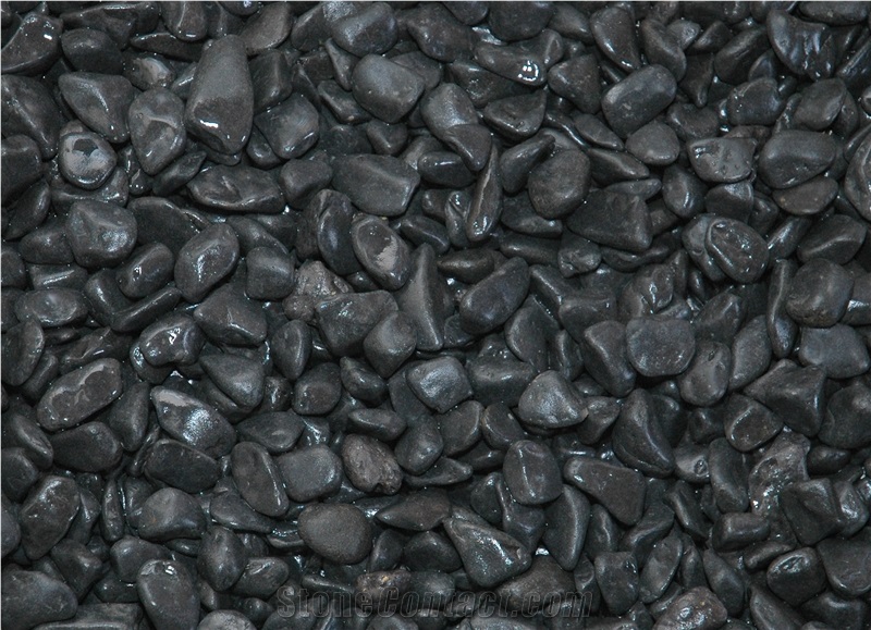 Tumbled Basalt, Black Basalt Pebble