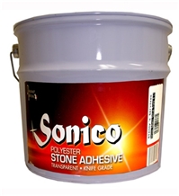 Transparent Knife Grade Adhesives 1 Galon - Stone Polyester Transparent Knife-Grade Adhesive