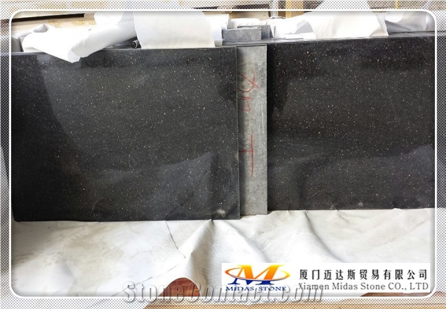 Black Galaxy Granite Tiles & Slabs