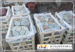 China Rust Slate Random Flagstone