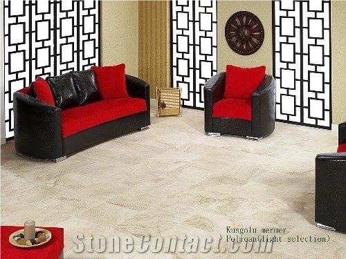 Beige Travertine Tiles, Classic Light Travertine
