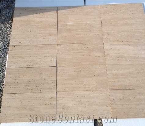 Light Vein Cut Travertine, Denizli Vc, Beige Vc