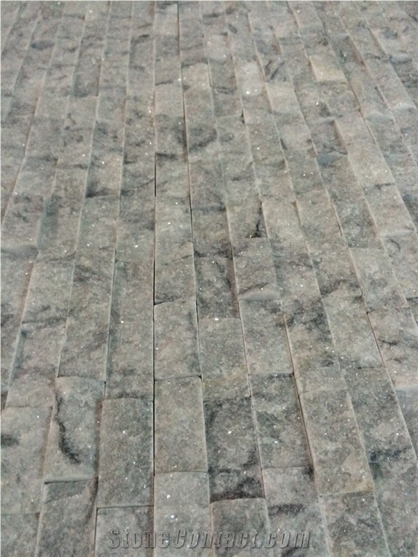 Alinda Grey Marble Sparkly Split Face Mosaics