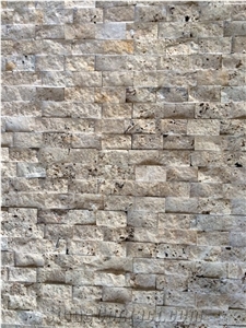 Ibiza Light Travertine Split Face Mosaic