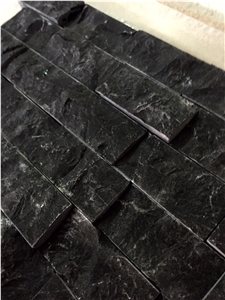 Selinus Black Marble Split Face Mosaic