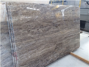 Silver Travertine Tiles Slabs,Grey Travertine
