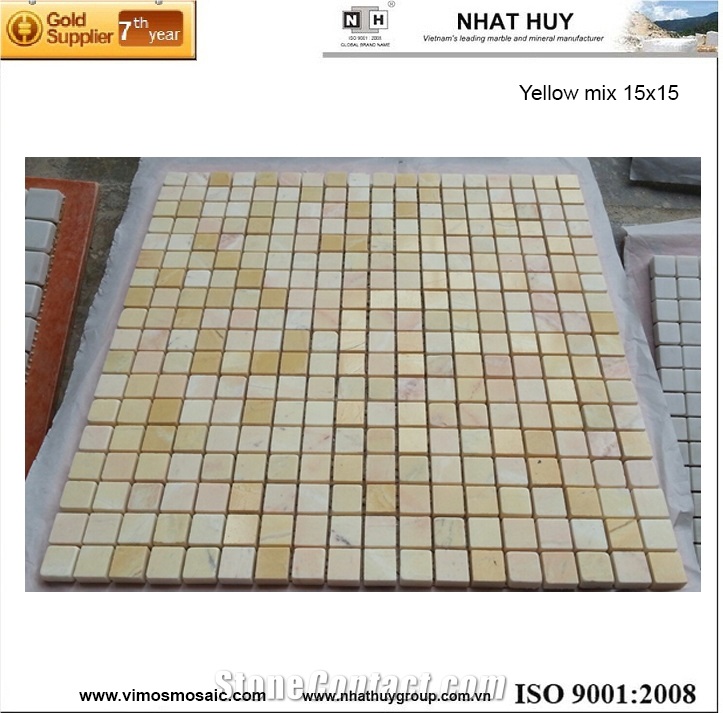 Black Vietnam Marble Mosaic Tiles