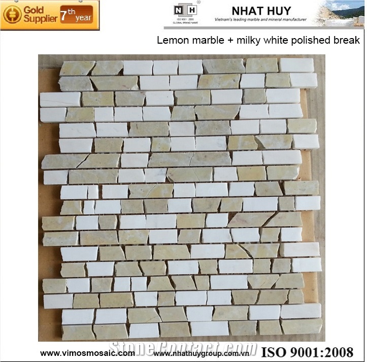 Black Vietnam Marble Mosaic Tiles