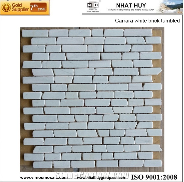 Carrara White Marble Mosaic