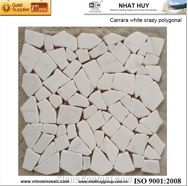 Carrara White Marble Mosaic