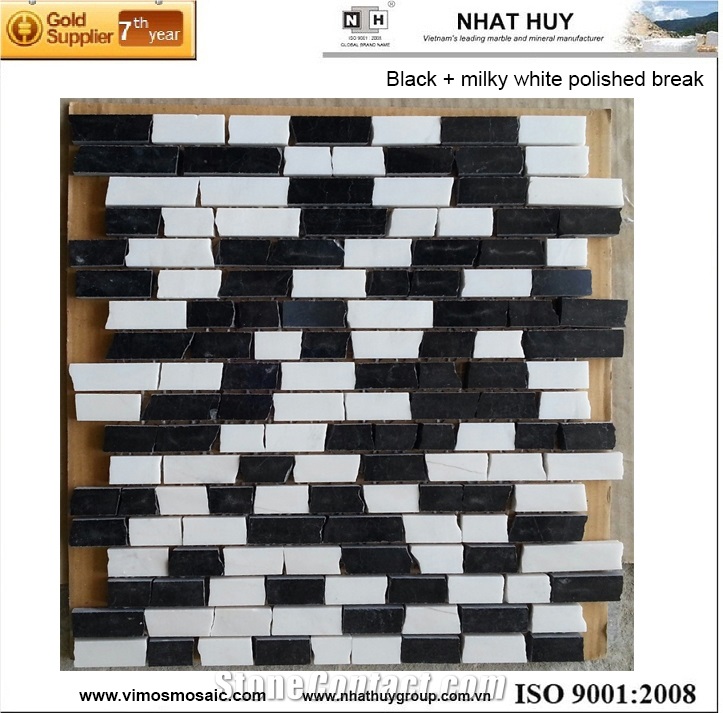 Carrara White Marble Mosaic