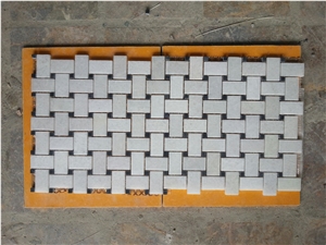 Vietnam White Marble Mosaic Tiles