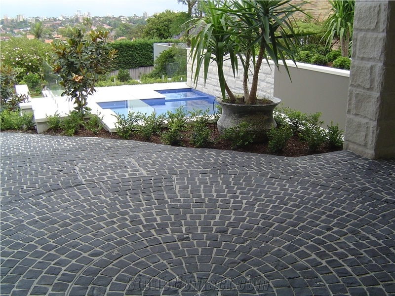 Black Basalt Cobble Stone Turkey