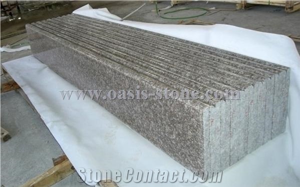 G687 Peach Red Granite Stairs & Steps