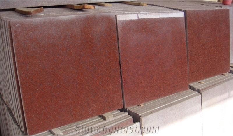 Ruby Red Granite Tiles
