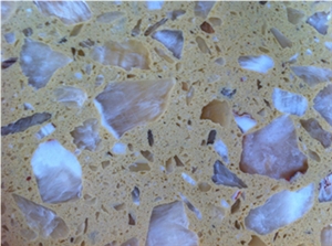 Yellow Quartz Stone Slabs, Engineered Stone Slabs
