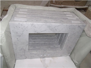Bianco Cararra White Marble Countertop Vanity Top
