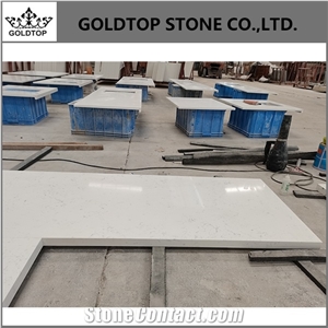 Hot Sell Carrara White Quartz Stone for Bathroom Vanity Top