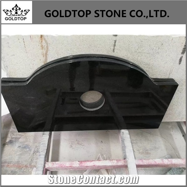 Indian Black Galaxy Granite for Vanity Top