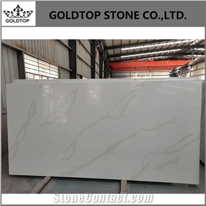 Popular New Calacatta Quartz Slab for Kitchen Popular New Calacatta Quartz Slab for Kitchen