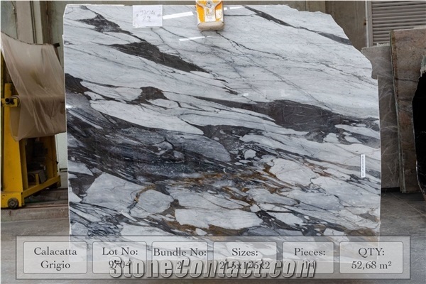 Calacatta Grigio Marble Tiles & Slabs