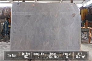 Sky Blue Marble Tiles & Slabs