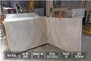 Sky Blue Marble Tiles & Slabs