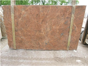 Abstract Brown Granite Slab