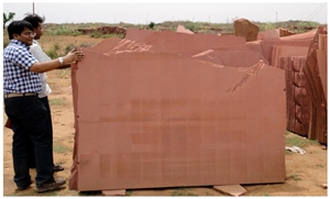 Agra Red Sandstone Slab
