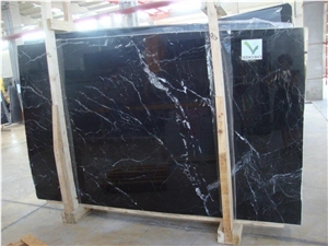 Amanos Black Marble Slab