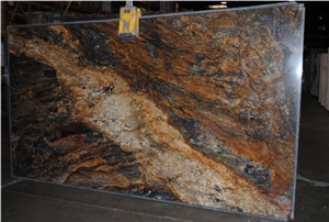 Amber Storm Granite Slab