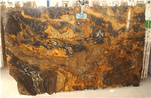 Amber Storm Granite Slab