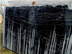 Apollion Black Marble Slab