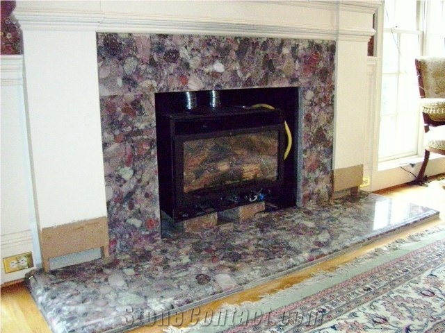 Aquarius Red Granite Finished Product