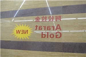 Ararat Gold Travertine Slab