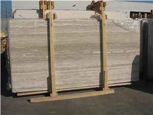 Ash Travertine Slab