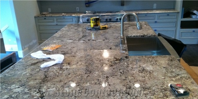 Aspen White Granite Finished Product