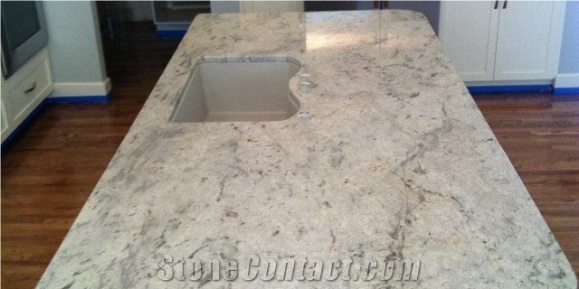 Aspen White Granite Finished Product