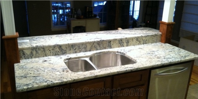 Aspen White Granite Finished Product
