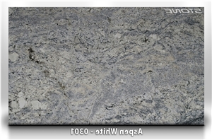 Aspen White Granite Slab